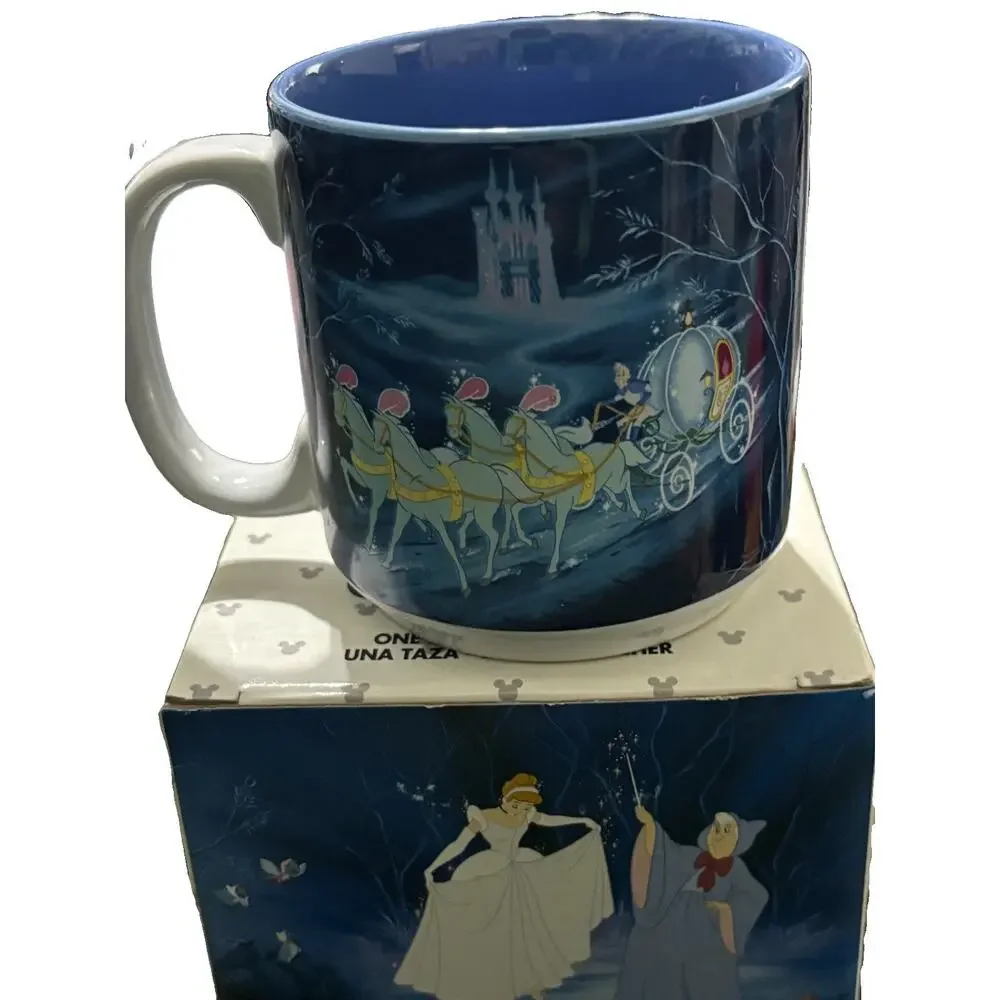 Disney Classic Cinderella Vintage 90s Coffee Mug NIB